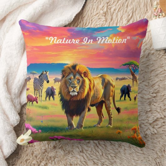 "Lion’s Kingdom" Kussen (Deken)