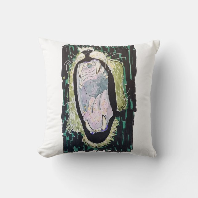 Lion’s Roar Kussen (Voorkant)