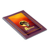 Lion Safari Africa Sunset Personalized Notitieboek (Rechterzijde)