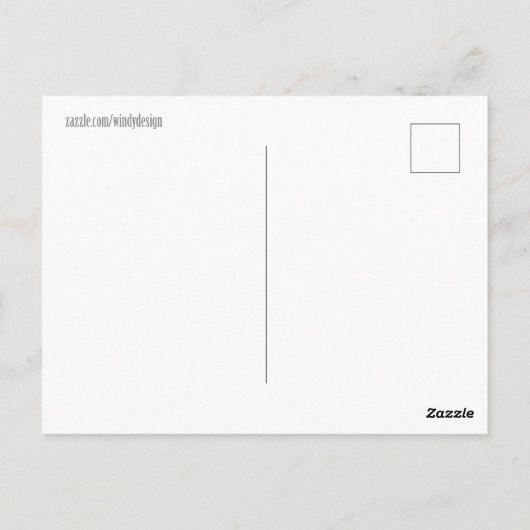 Lion Safari Briefkaart (Achterkant)