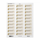Lion Safari Oerwoud Party Return Address Stickers (Full Sheet)