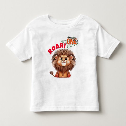 Lion Safari Wild One T-shirt (Voorkant)