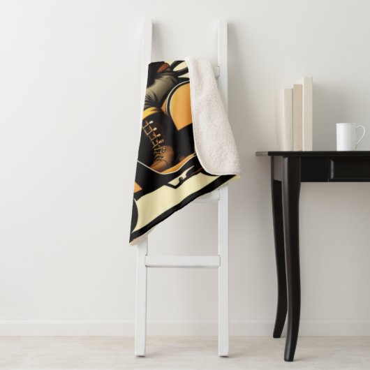 Lion Sherpa Blanket Sherpa Deken (In situ)