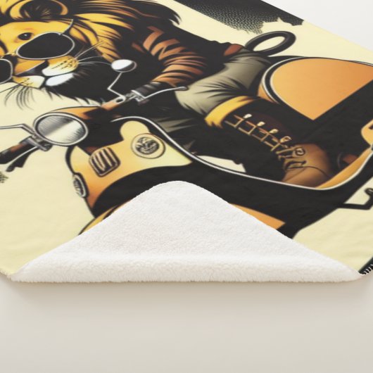 Lion Sherpa Blanket Sherpa Deken (3/4)