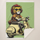 Lion Sherpa Blanket Sherpa Deken (Voorkant)
