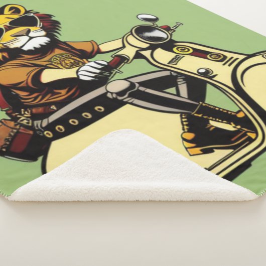 Lion Sherpa Blanket Sherpa Deken (3/4)