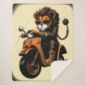 Lion Sherpa Blanket Sherpa Deken (Voorkant)