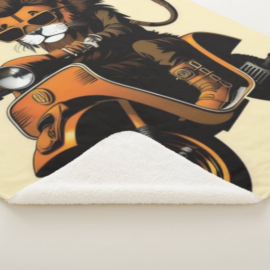 Lion Sherpa Blanket Sherpa Deken (3/4)