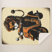 Lion Sherpa Blanket Sherpa Deken (Voorkant (horizontaal))