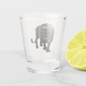 Lion Shot Glass -  Glas (Achterkant)