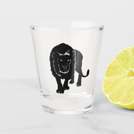 Lion Shot Glass -  Glas (Voorkant)