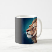Lion Side Posed Portrait-56557 Koffiemok (Voorkant rechts)