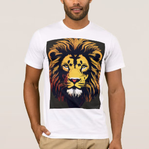 Lion Silhouette Graphic T-Shirt - vet en stijlvol