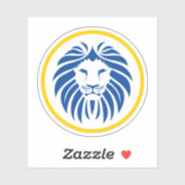 Lion Silhouette Sticker (Vel)