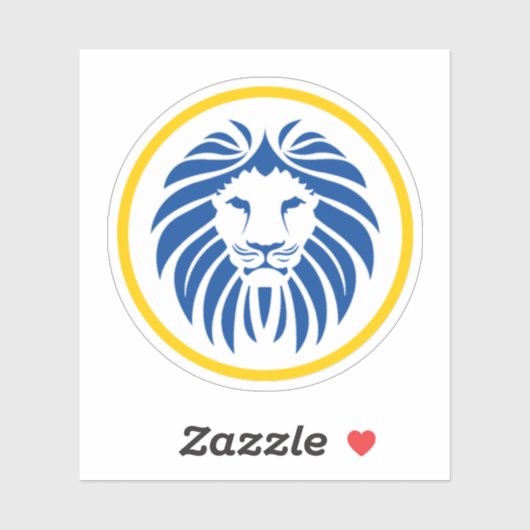 Lion Silhouette Sticker (Vel)