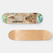 Lion Skateboard (Horizontaal)