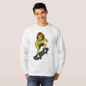 Lion Skater Skateboard T-shirt (Voorkant volledig)