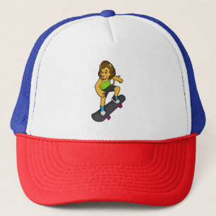 Lion Skater Skateboard Trucker Pet