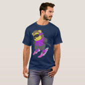 Lion Skier Ski Winter sports T-shirt (Voorkant volledig)