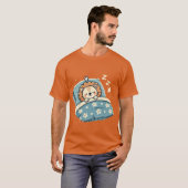 Lion Sleeping In Bed At Nightime boy T-shirt (Voorkant volledig)