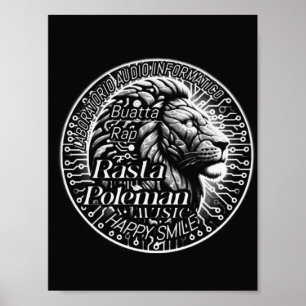 Lion Sound Muurkunst Poster