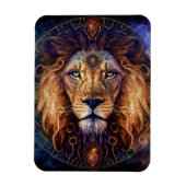 Lion Spirit Mandala Visionary Art Magneet (Verticaal)