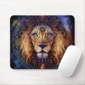 Lion Spirit Mandala Visionary Art Muismat (Met muis)