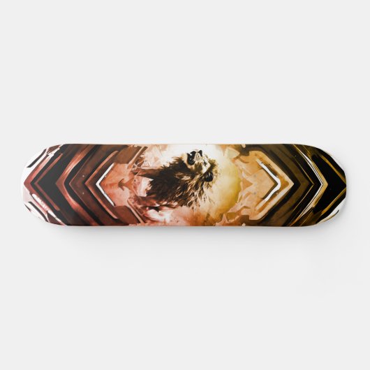 Lion Spirit Persoonlijk Skateboard (Horizontaal)