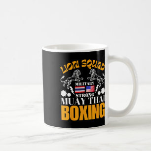 Lion Squad Thailand Kickboksen Muay Thai Mma Train Koffiemok