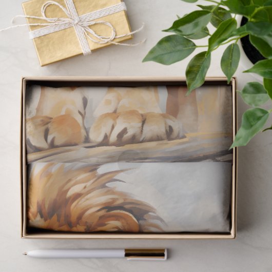 Lion Stance tissuepapier (Geschenk)