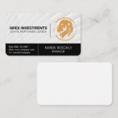 Lion Stars Logo | Financiën Visitekaartje (Voorkant / Achterkant)