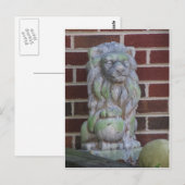 Lion Statue Briefkaart (Voorkant / Achterkant)