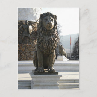 Lion Statue Briefkaart