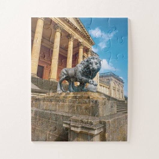 Lion Statue Legpuzzel (Verticaal)