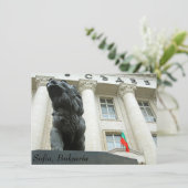 Lion statue, Sofia, Bulgarije (Staand voorkant)