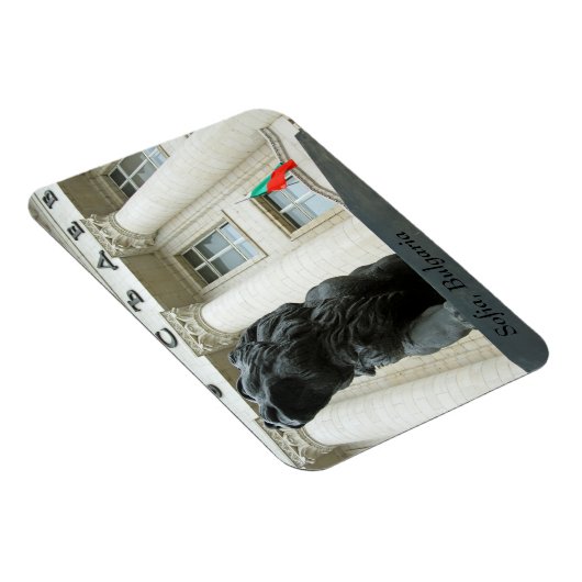 Lion statue, Sofia, Bulgarije Magneet (Rechterzijde)