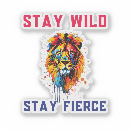 Lion Sticker (Voorkant)