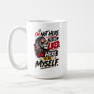Lion Street Style Wees jezelf Design Koffiemok