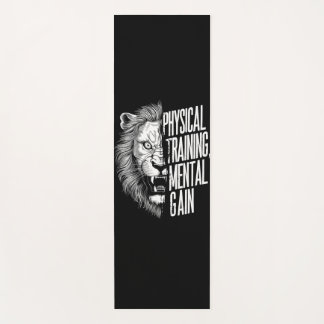Lion Strength Motivation Fitness Design Yogamat