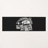 Lion Strength Motivation Fitness Design Yogamat (Voorkant (horizontaal))