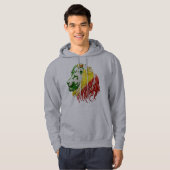 LION STYLE JAMAICAN KING HOODIE (Voorkant volledig)