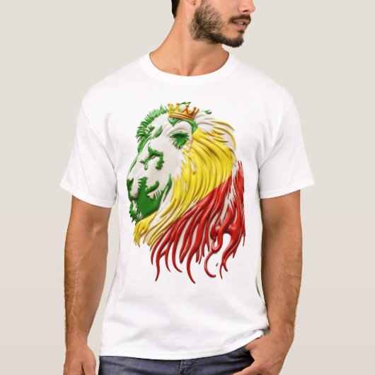LION STYLE JAMAICAN KING T-SHIRT (Voorkant)