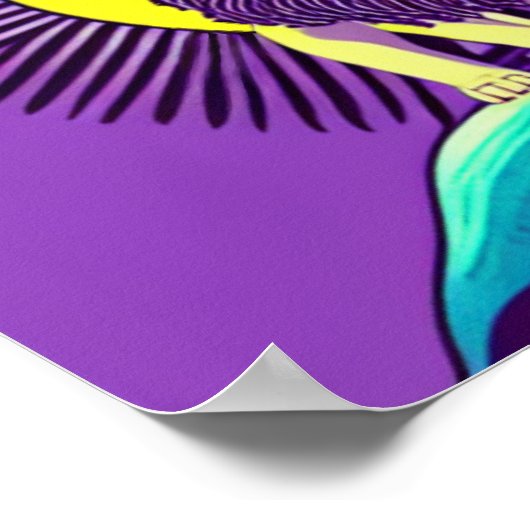 Lion Sun Poster (Hoek)