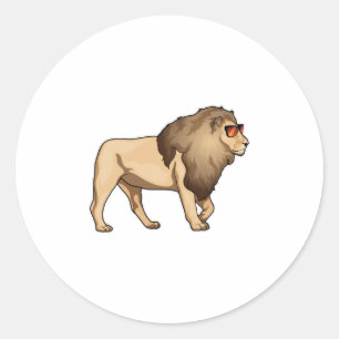 Lion Sunbril Ronde Sticker