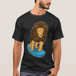 Lion Surfer Surfboard T-shirt