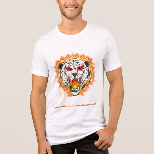 LION T SHIRT IN BRAND (Voorkant)