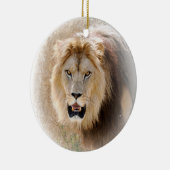 Lion T-Shirt Keramisch Ornament (Rechts)