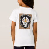 LION -T- SHIRT-leeuw t shirt ontwerp (Achterkant)