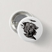 Lion T-Shirt Ronde Button 3,2 Cm (Voorkant /achterkant)