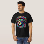 LION T-SHIRT VET en artistiek ontwerp (Voorkant volledig)